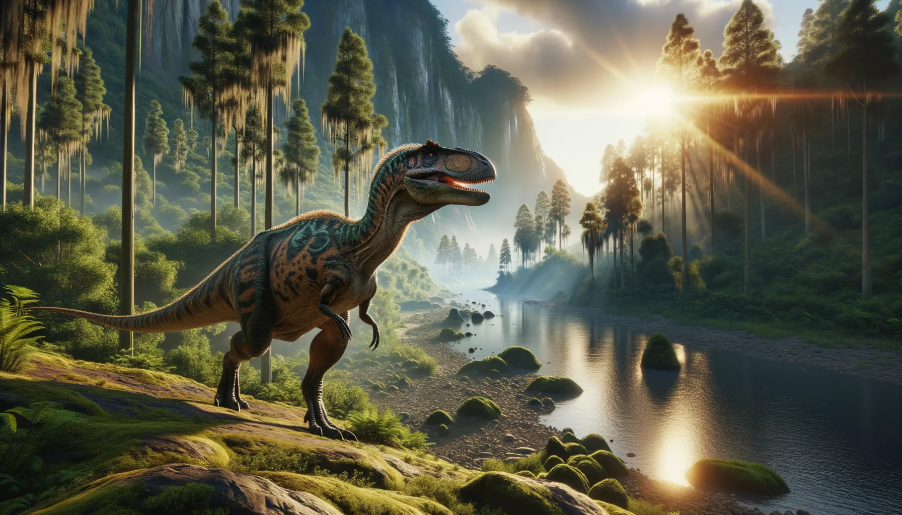 Suchomimus in its natural habitat